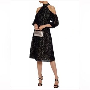 NWT Alice and Olivia Sz 6 Ruthann Cold-Shoulder Halter